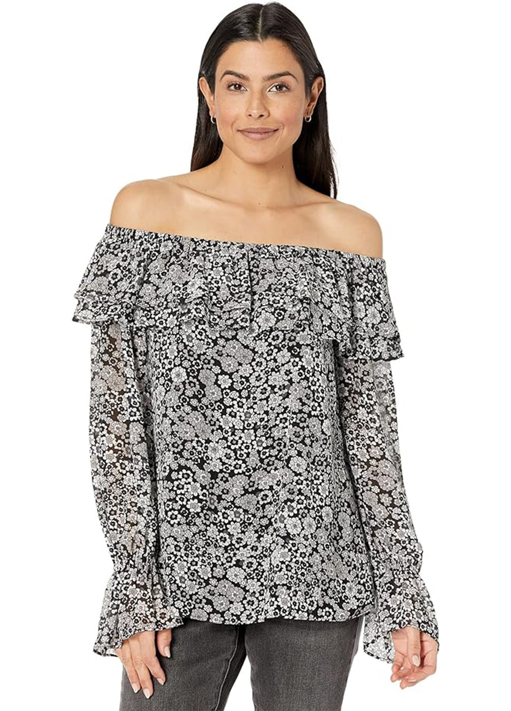 Чёрная блуза Michael Kors