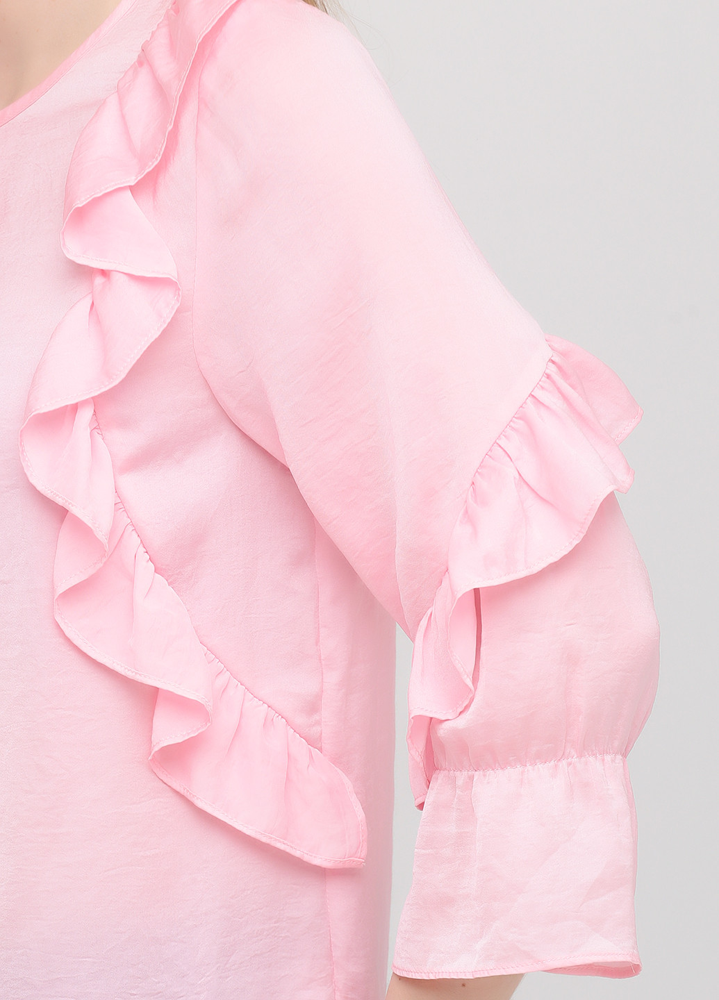 Светло-розовая блуза Lipsy