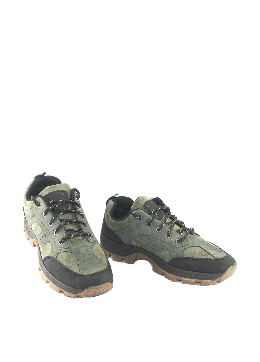 Оливковые (хаки) демисезонные кроссовки No Brand