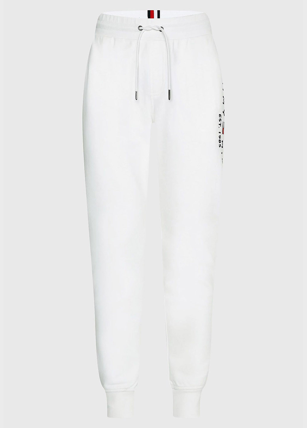 Белые спортивные демисезонные джоггеры брюки Tommy Hilfiger