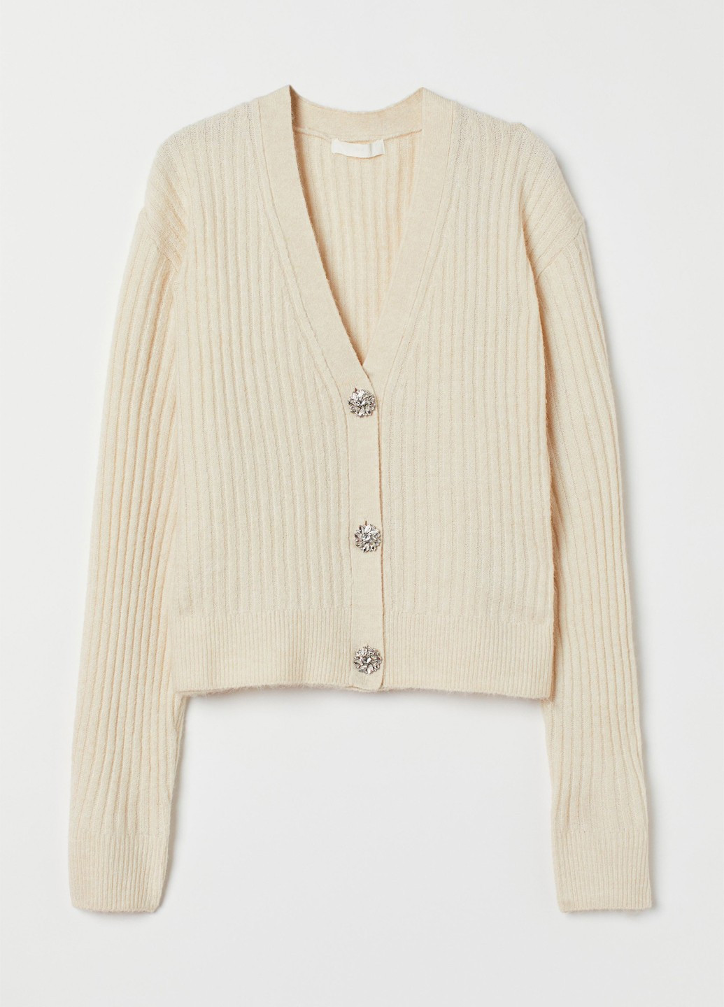 Светло-бежевый демисезонный кардиган H&M