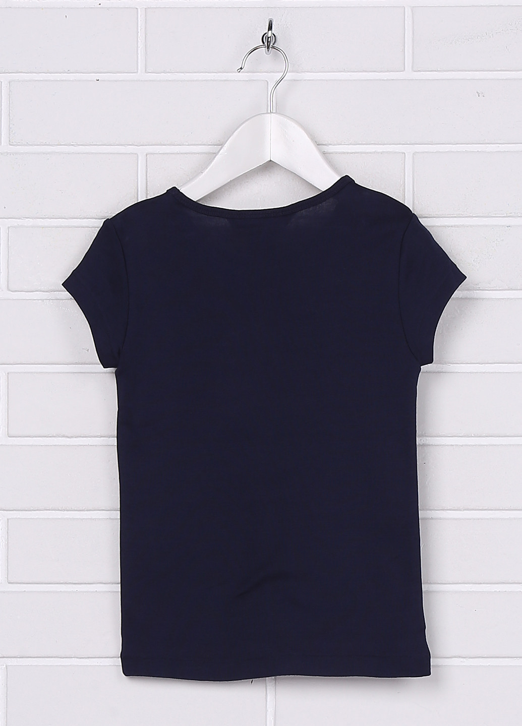 Темно-синяя летняя футболка с коротким рукавом Ralph Lauren