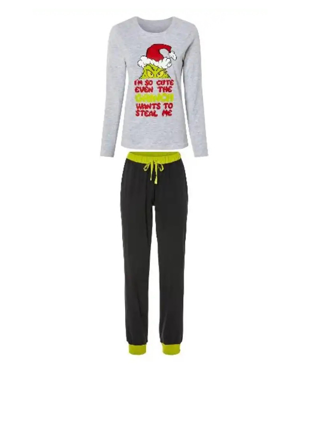 Комбінована всесезон піжама (лонгслів, штани) лонгслів + брюки Esmara