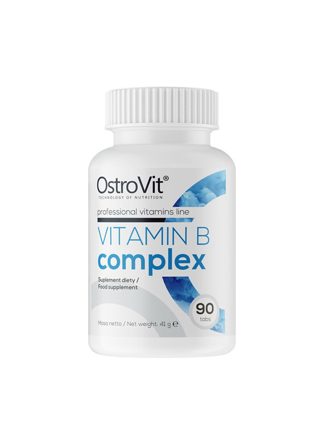 Комплекс вітаміну B Vitamin B complex 90 таблеток Ostrovit (255409684)