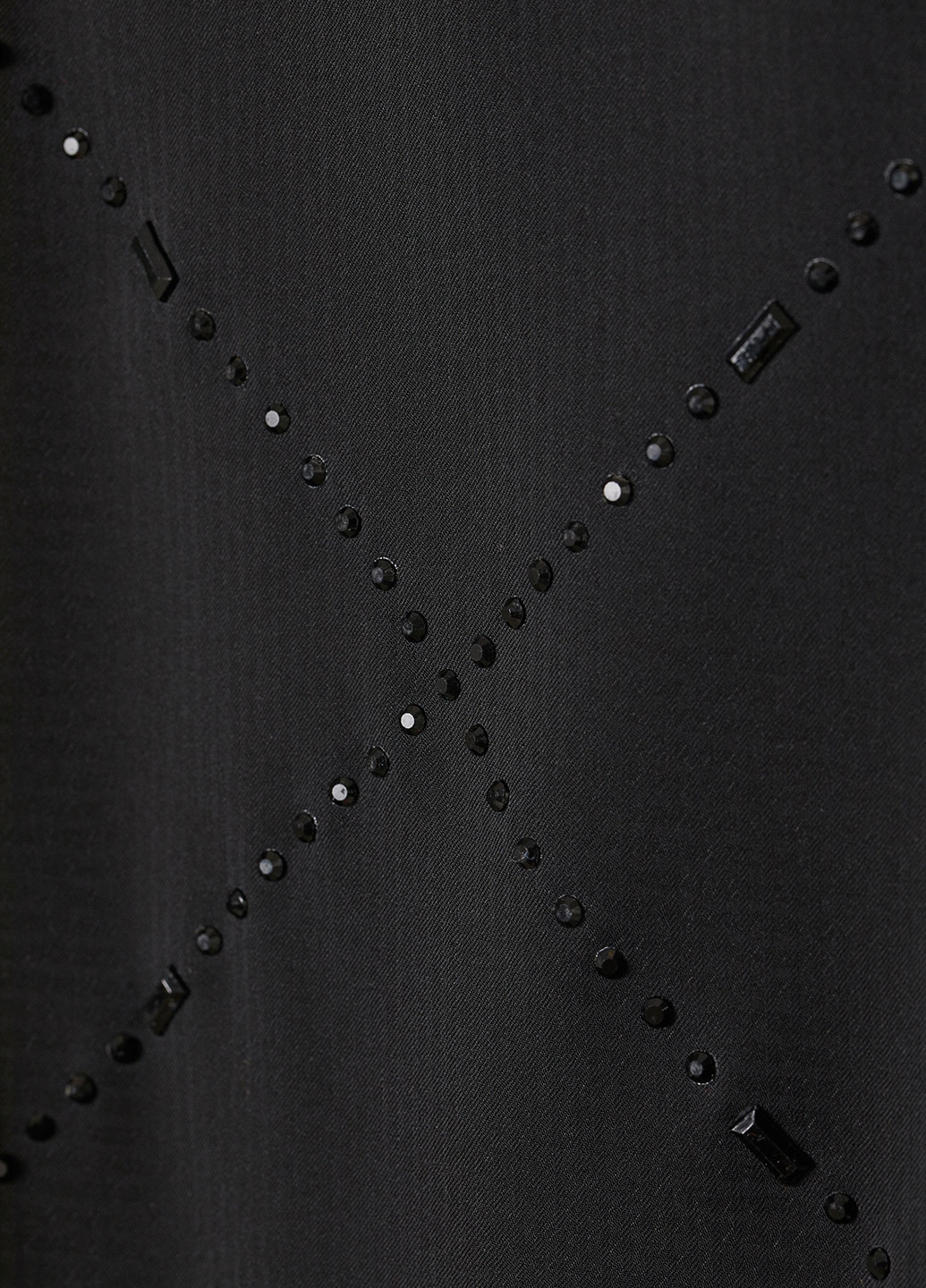 Черная офисная, кэжуал однотонная юбка H&M