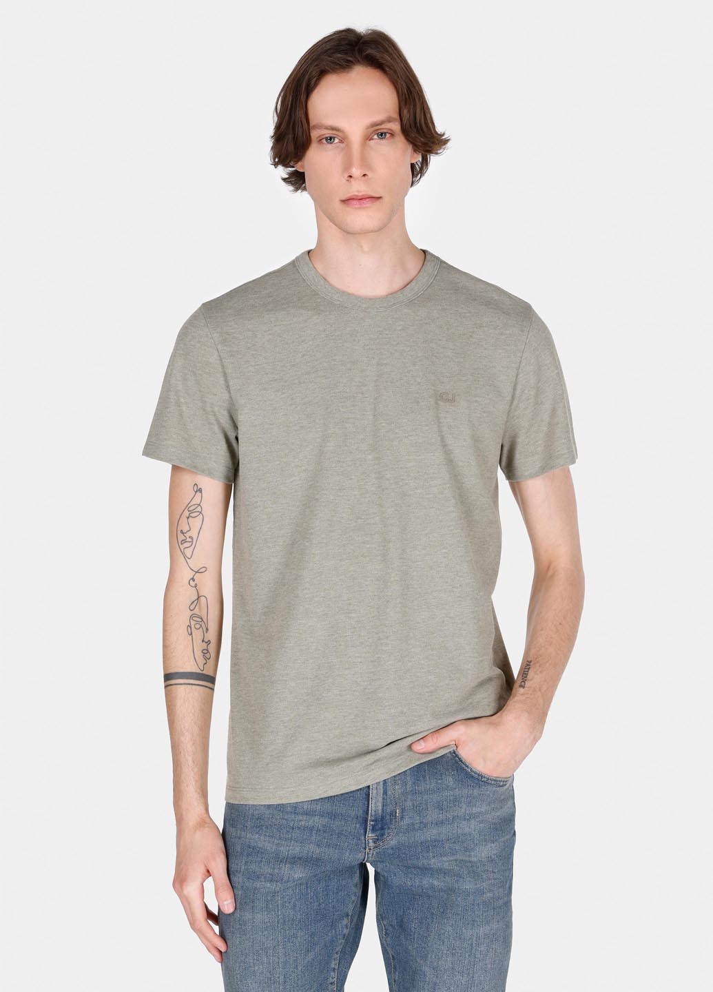 Оливкова футболка Colin's