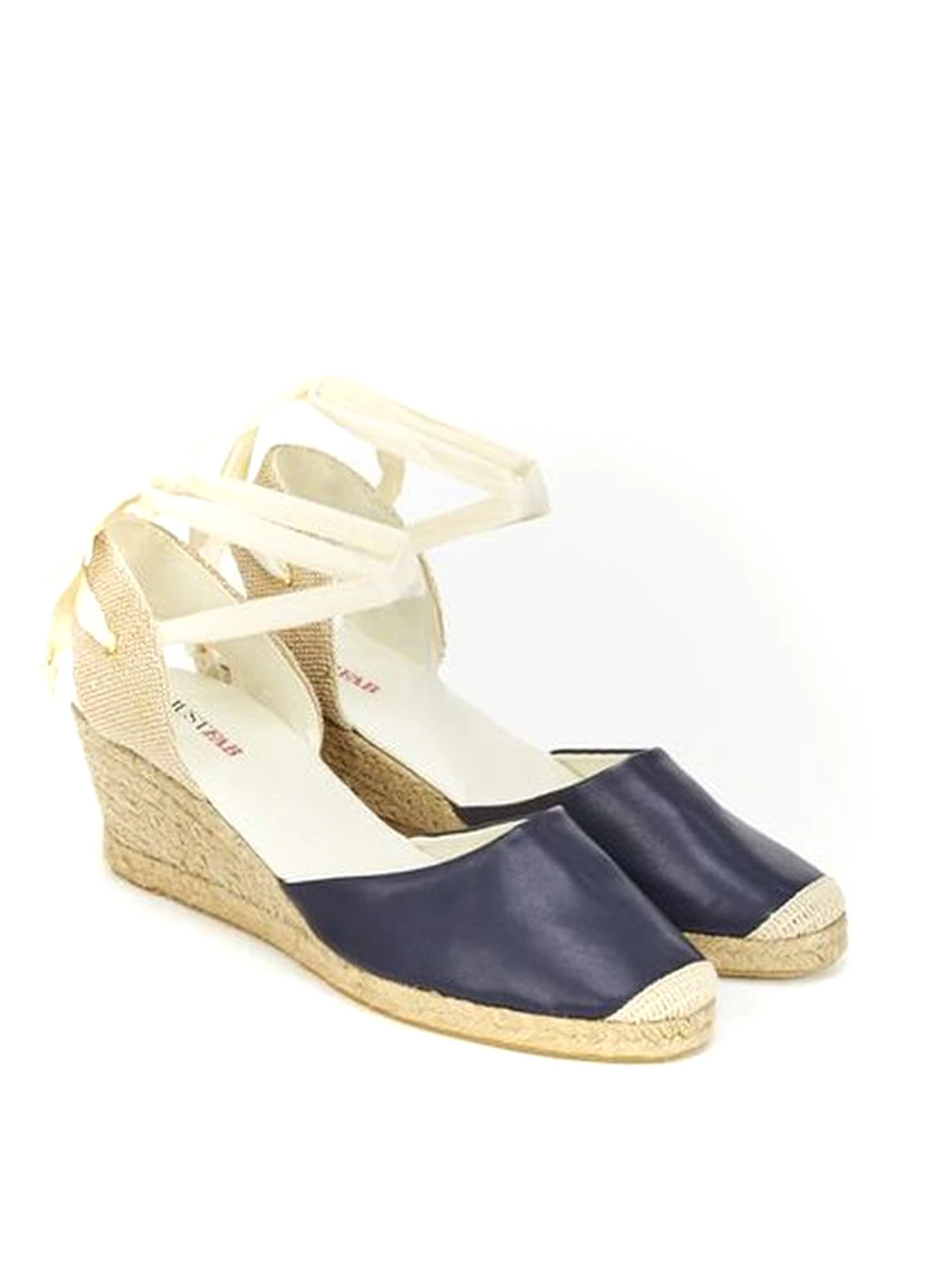 Темно-синие босоножки JustFab без застежки