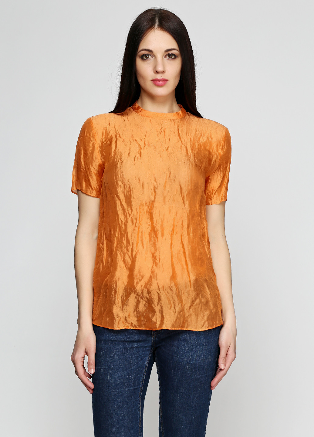 Оранжевая демисезонная блуза & Other Stories