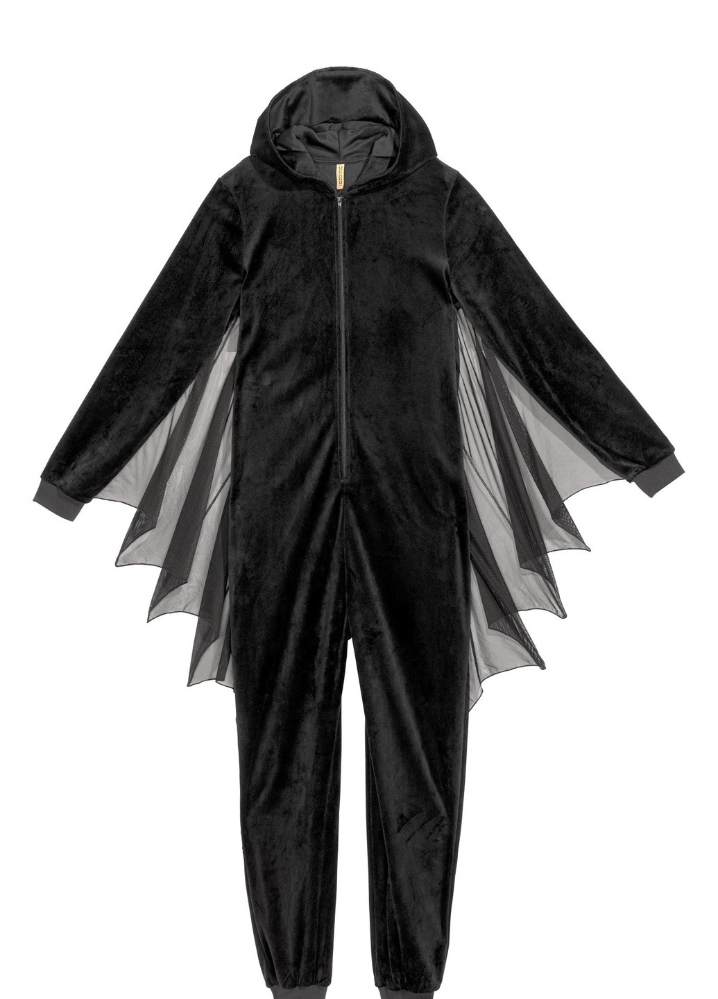 Карнавальный костюм Летучая мышь H&M однотонный чёрный карнавальный полиэстер
