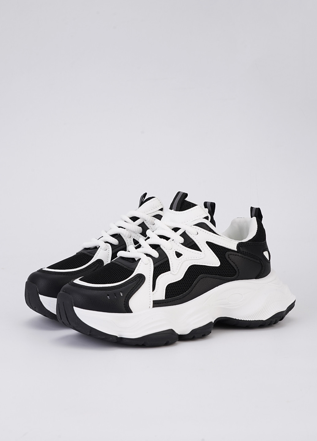 Кросівки Gukkcr чорно-білі демісезони (315339564)