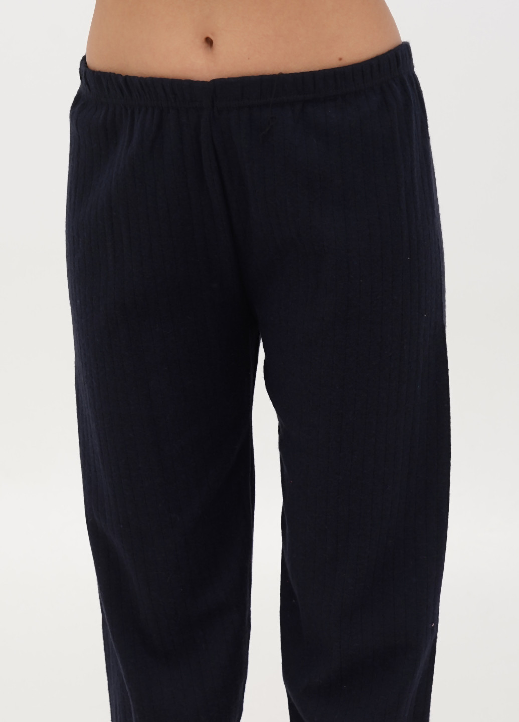 Чорна всесезон піжама (лонгслів, штани) лонгслів + брюки Fashion