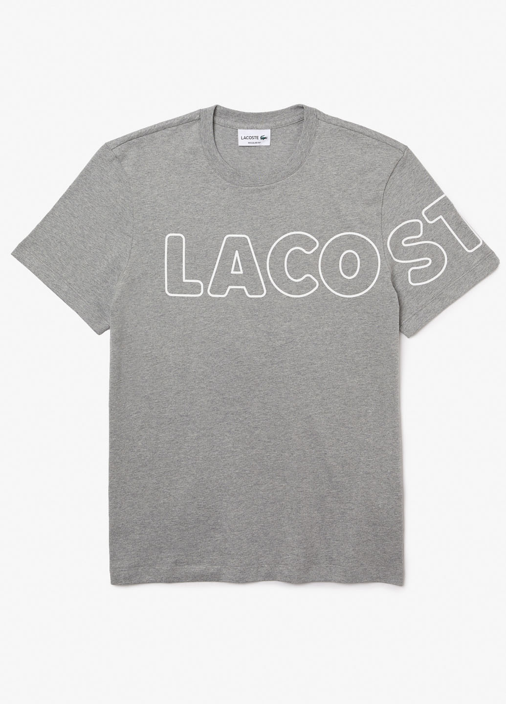 Світло-сіра футболка Lacoste