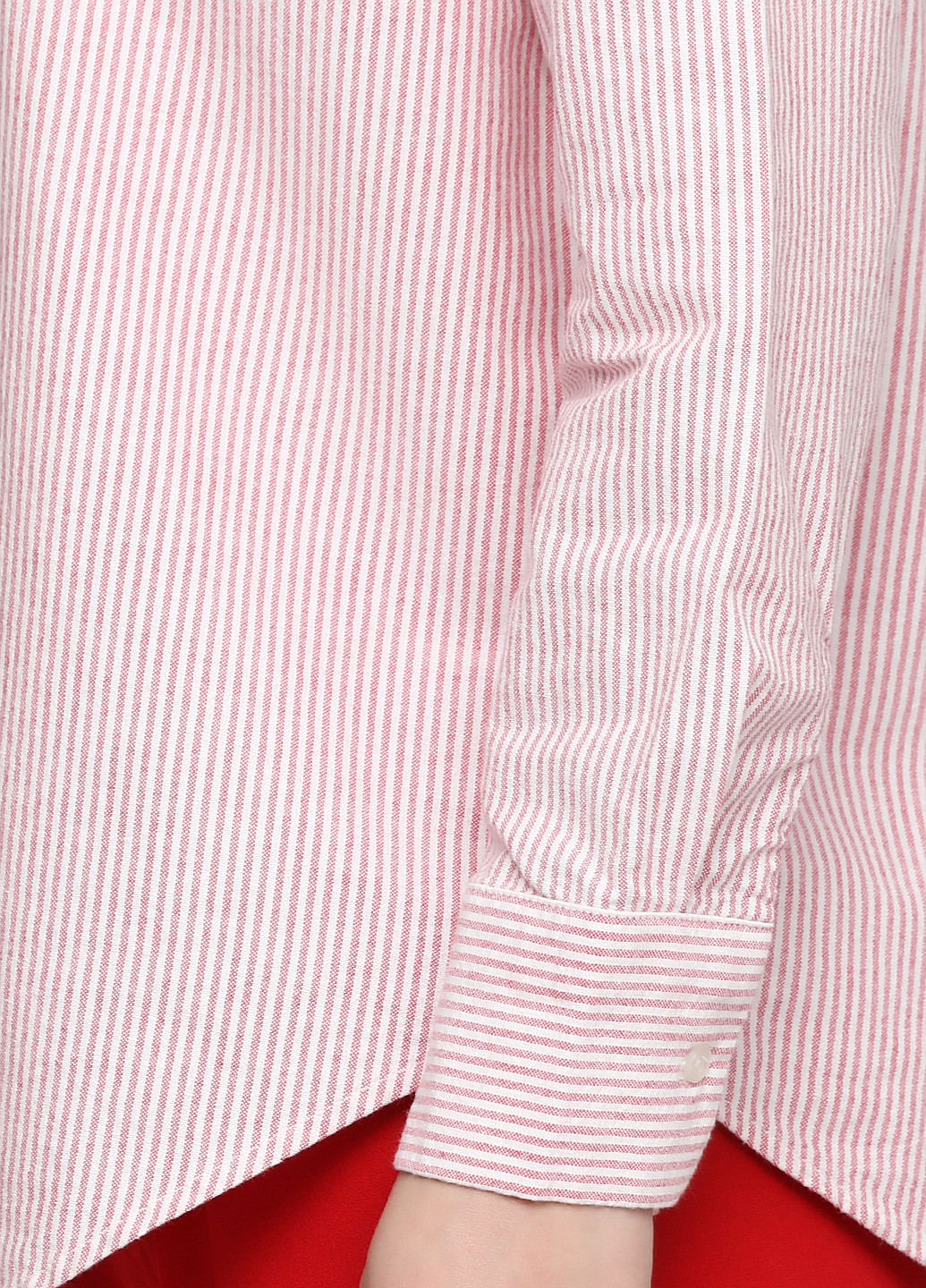Розовая кэжуал рубашка в полоску Madoc