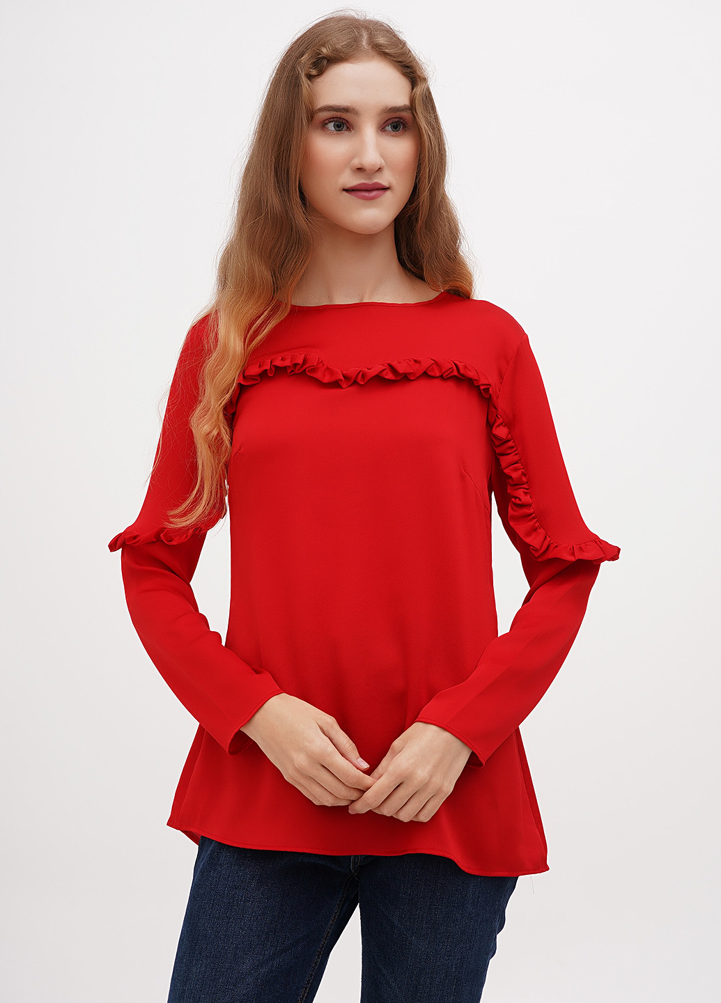 Червона блуза Sassofono Club