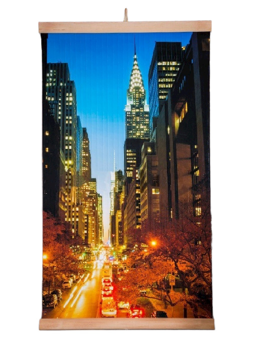 Инфракрасный настенный обогреватель картина электрический 400 Вт (473368-Prob) Манхеттен ночной Unbranded (254478584)
