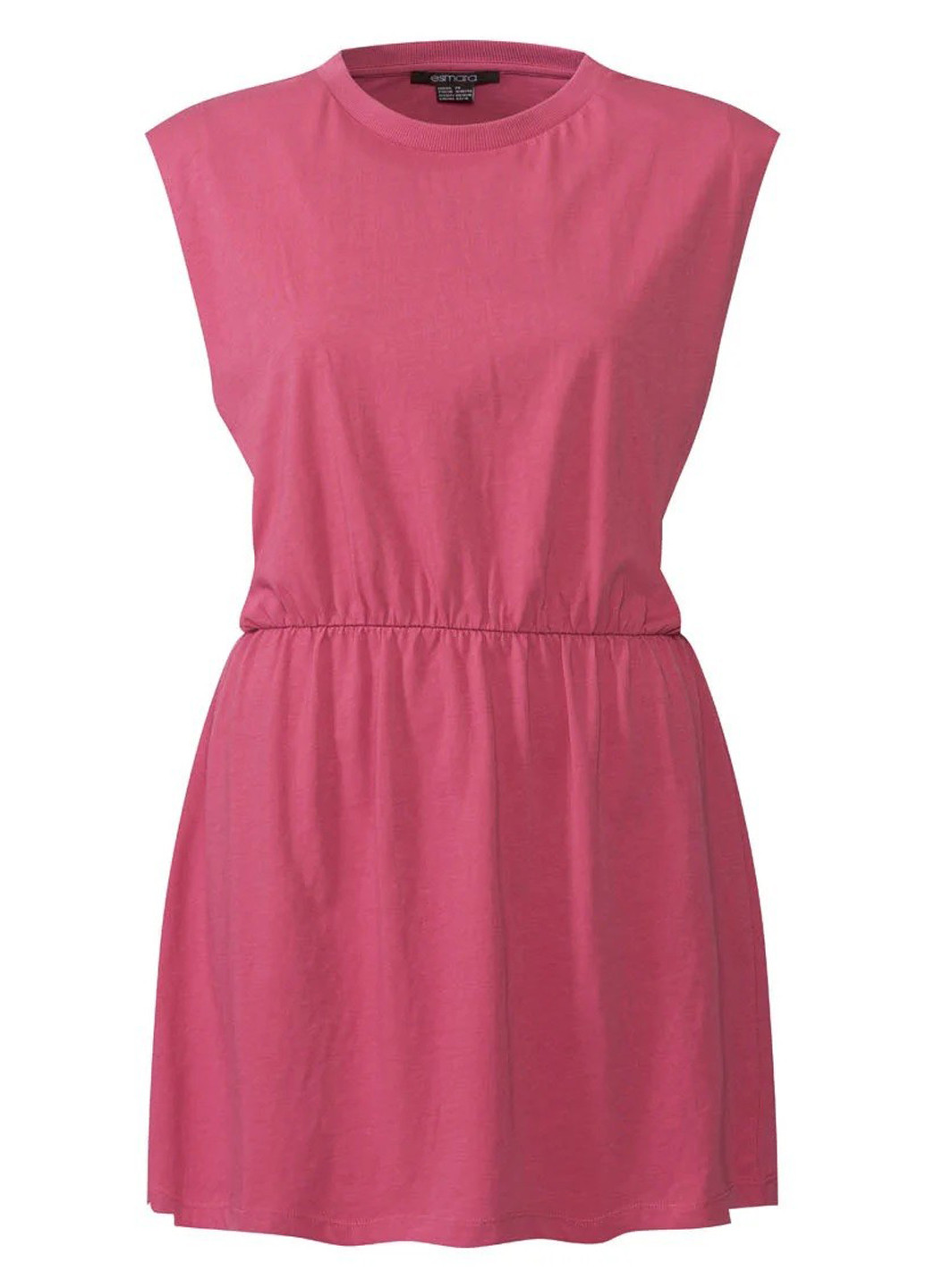 Коралловое кэжуал платье а-силуэт Esmara однотонное