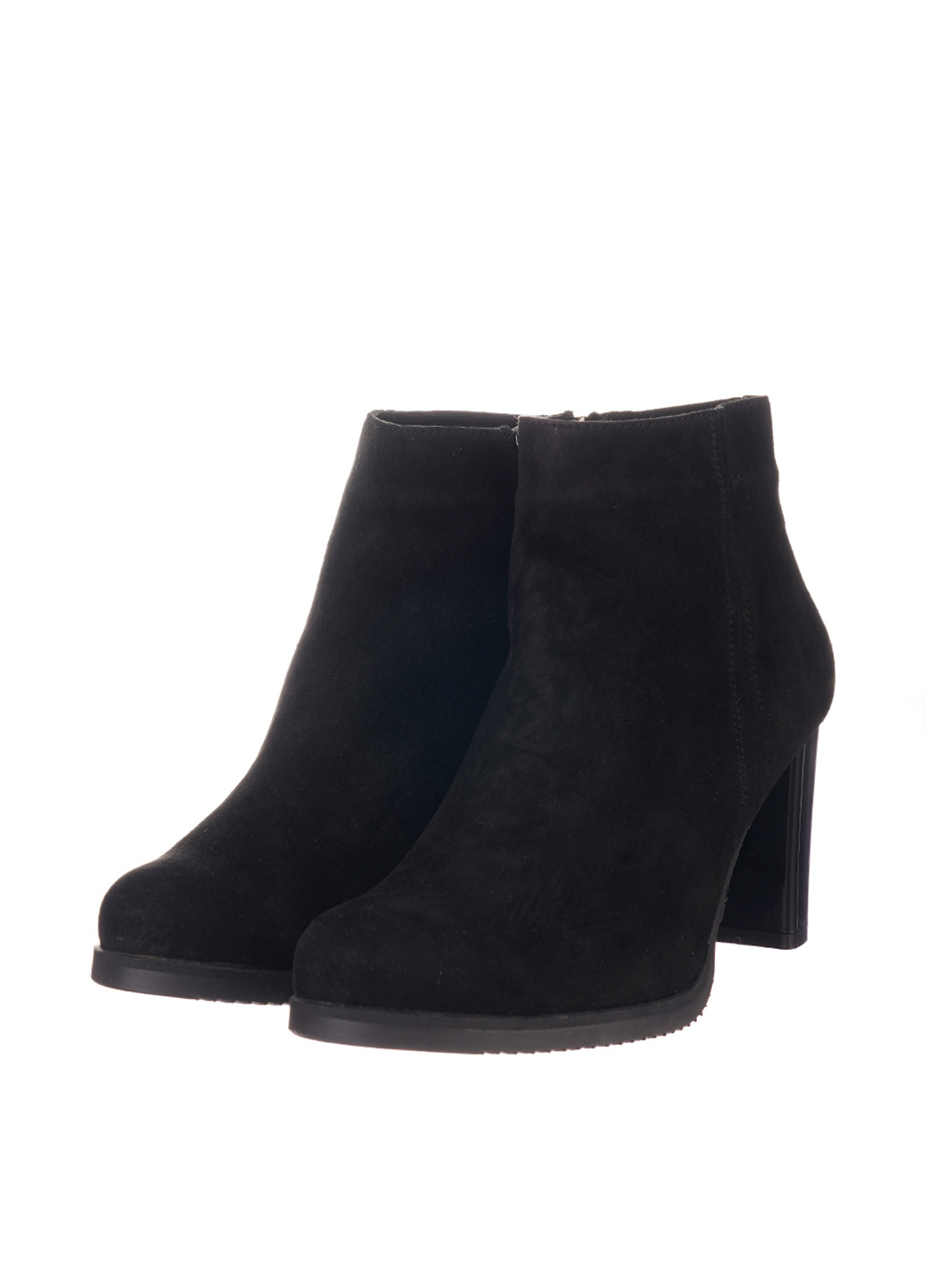 Осенние ботинки AURA без декора из натуральной замши