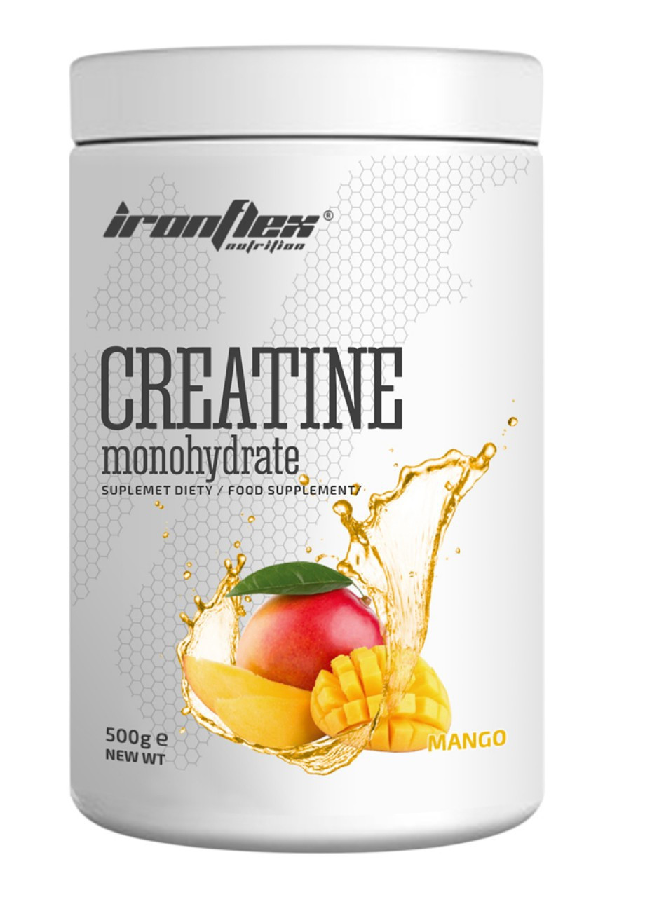 Креатин моногідрат IronFlex Nutrition Creatine Monohydrate 500 g (Mango) Iron Flex (254371747)