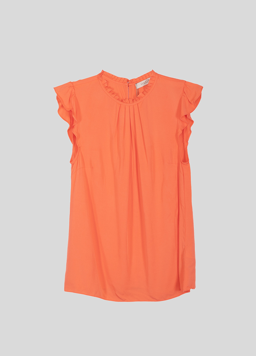 Светло-оранжевая летняя блуза Oasis