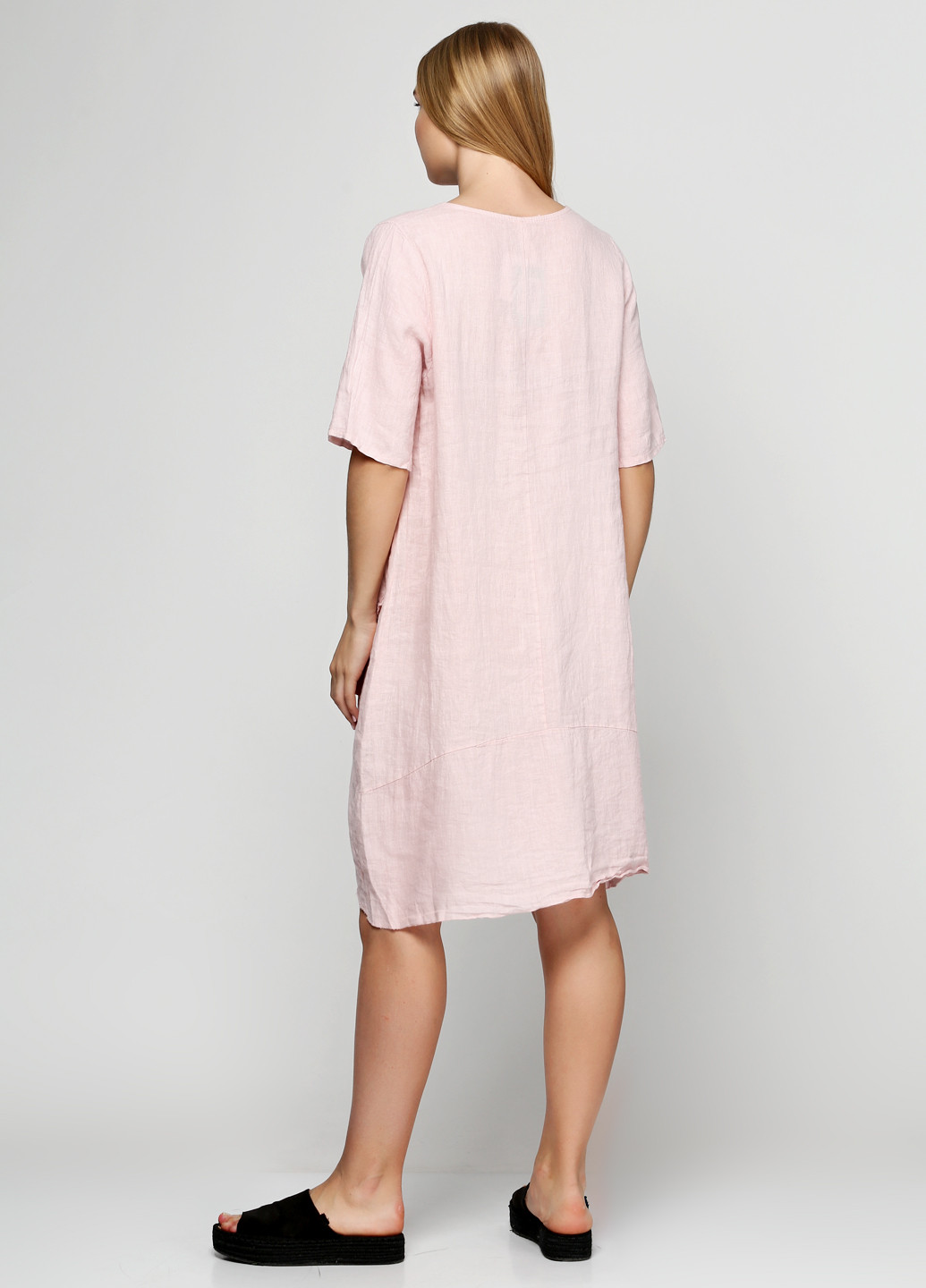 Розовое кэжуал платье New Collection с рисунком