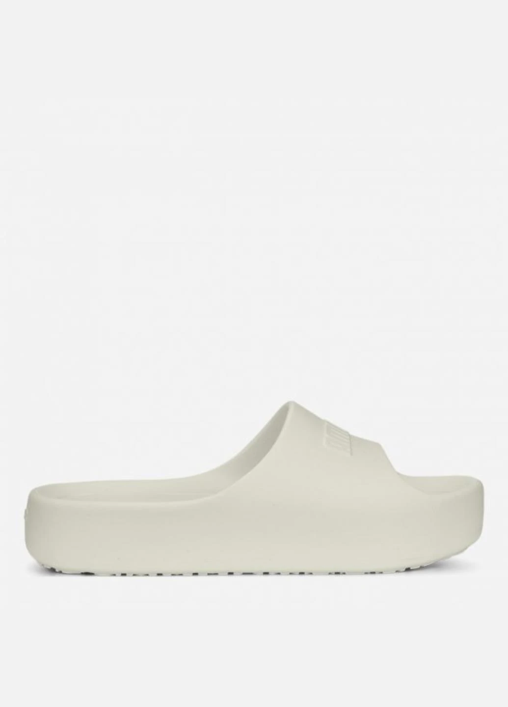 Белые шлепанцы 38908202 Puma с логотипом
