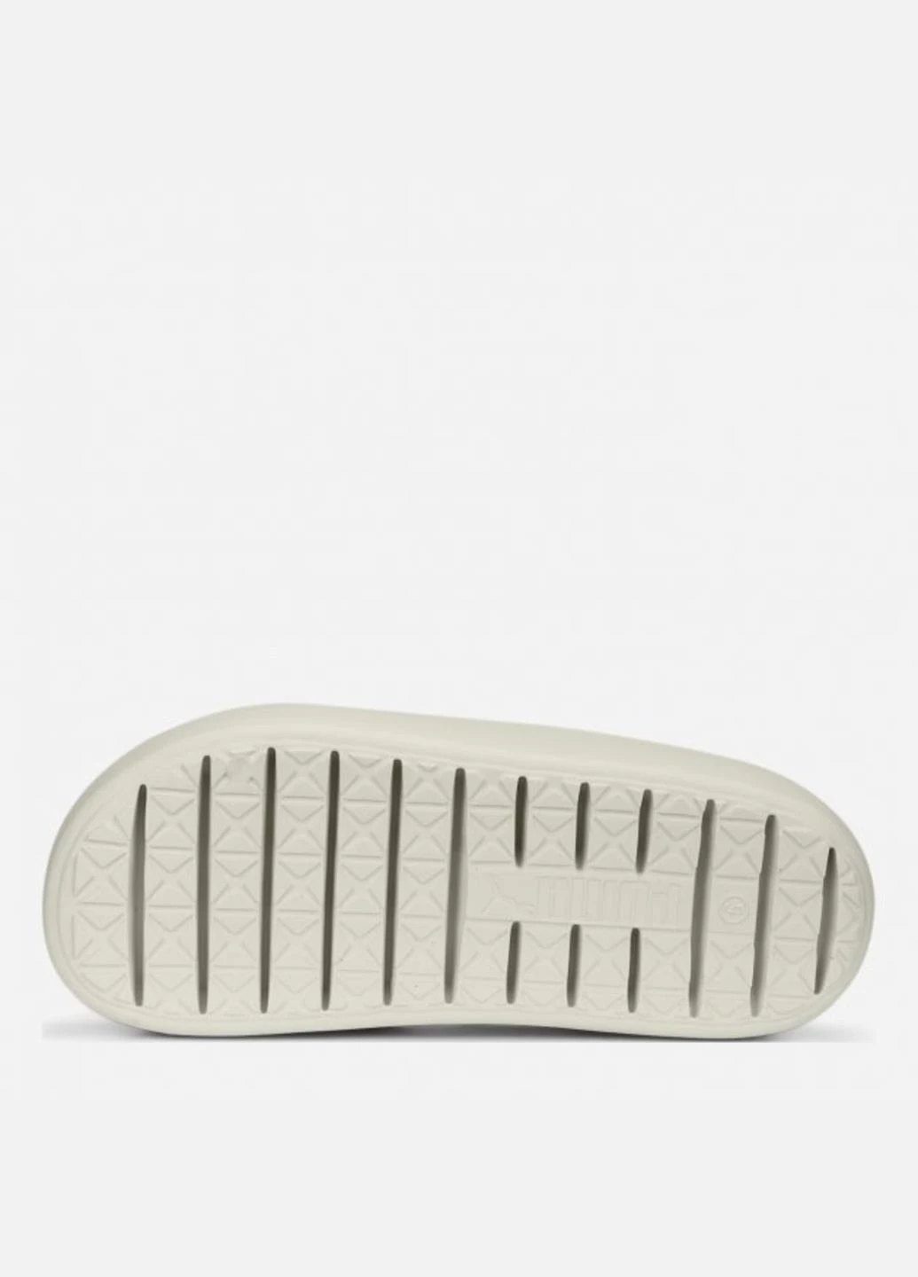 Белые шлепанцы 38908202 Puma с логотипом
