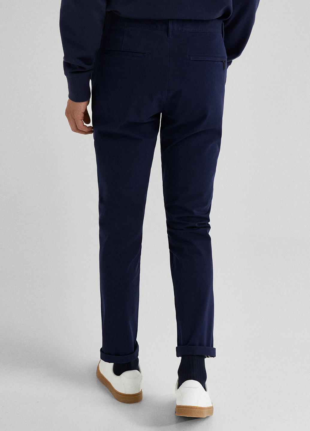 Синие кэжуал демисезонные прямые брюки Springfield