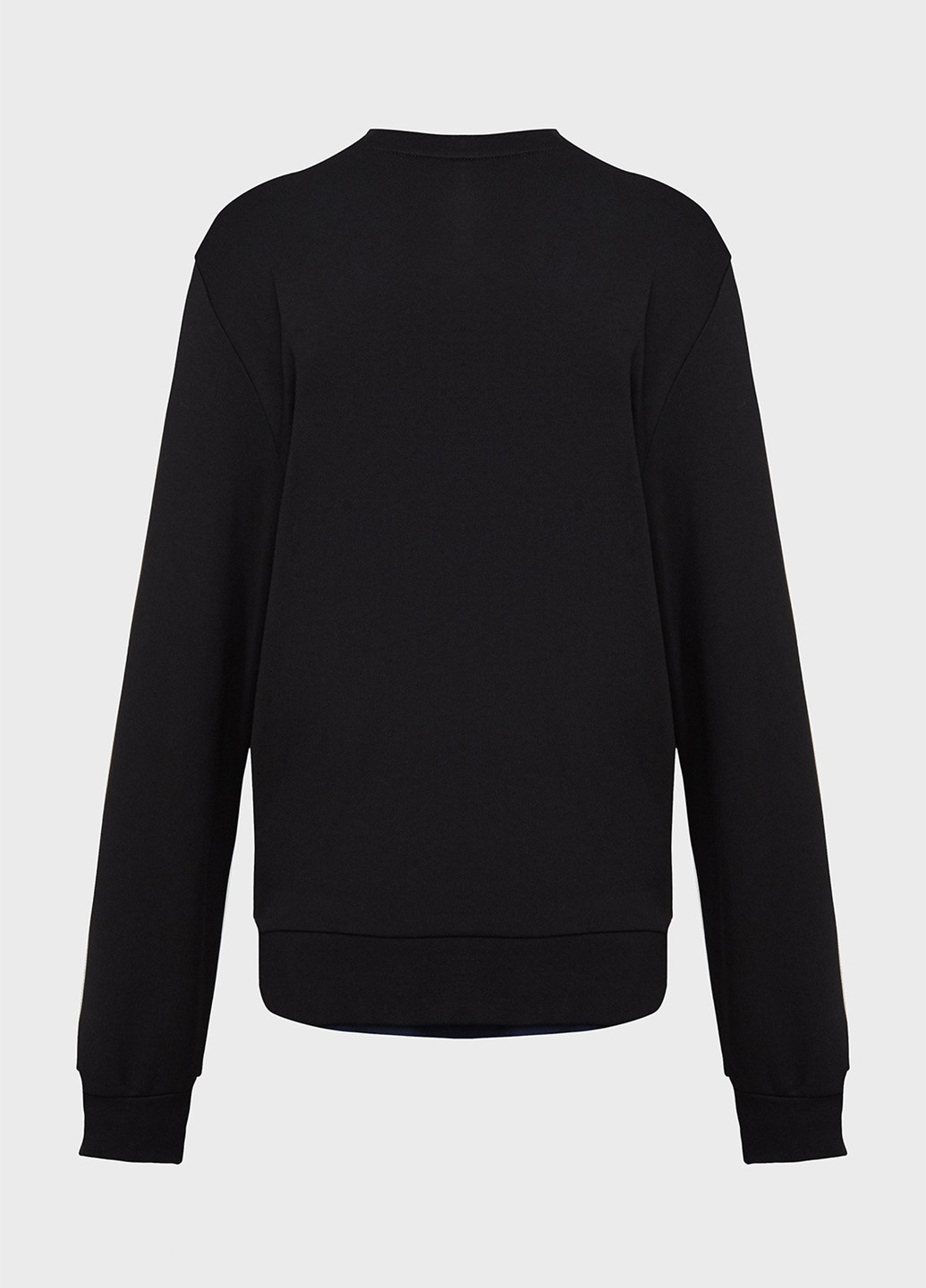 Черный свитшот Calvin Klein логотип без декора (366438677)