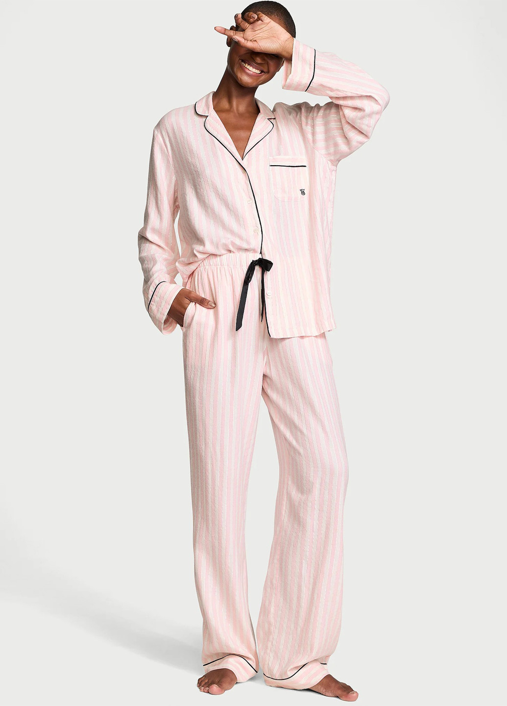 Комбинированная всесезон пижама (рубашка, брюки) рубашка + брюки Victoria's Secret