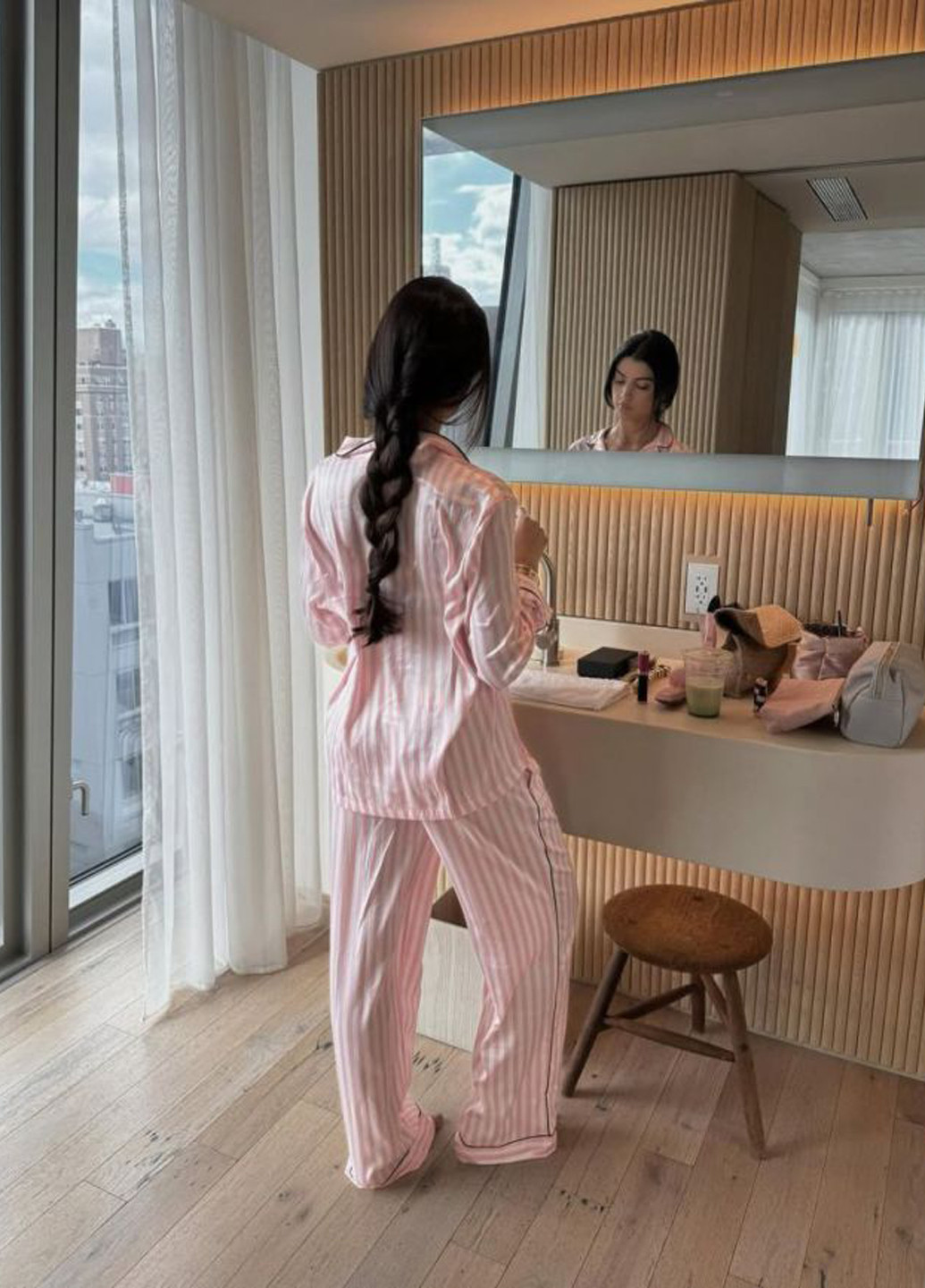 Комбинированная всесезон пижама (рубашка, брюки) рубашка + брюки Victoria's Secret