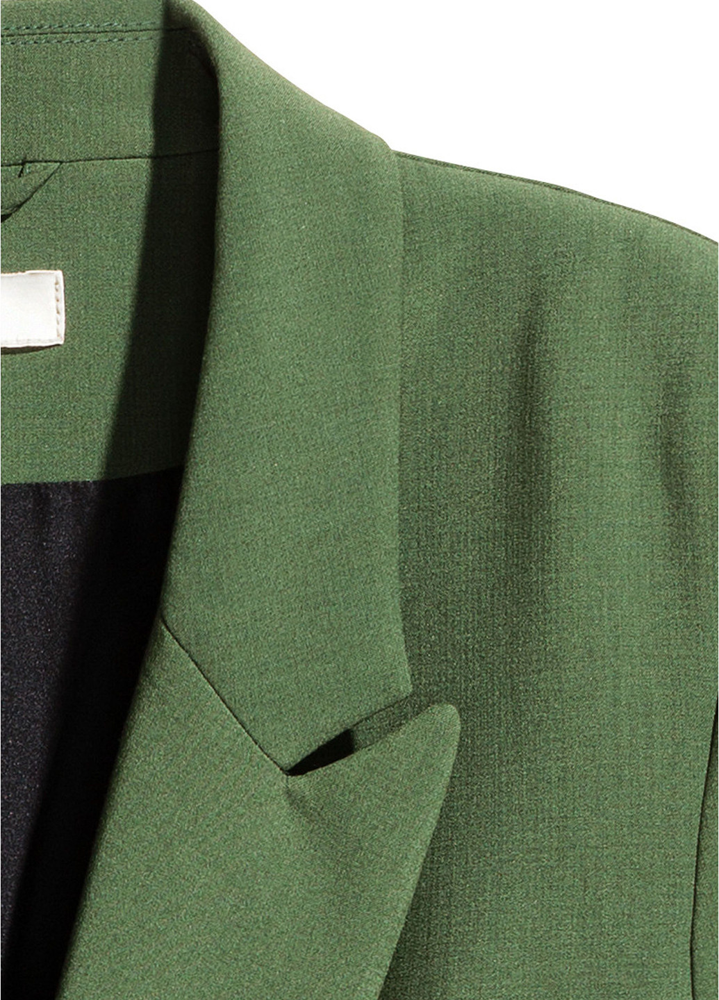 Зеленый женский жакет H&M однотонный - демисезонный