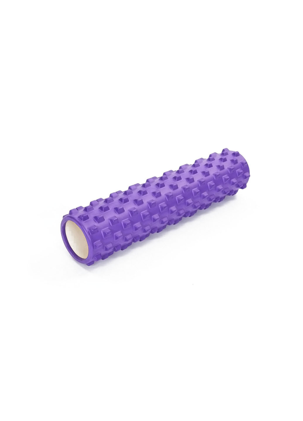 Масажний ролик Grid Roller PRO 60 см фіолетовий (ролер, валик, циліндр для йоги, пілатесу і масажу) EasyFit (237657423)