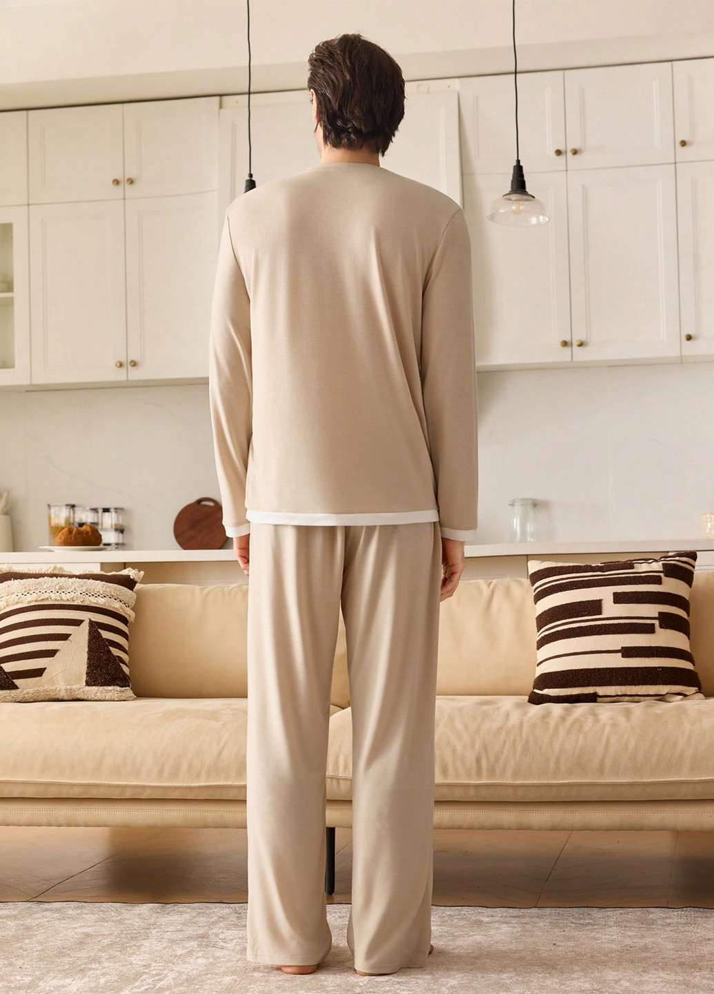 Пижама (лонгслив, брюки) SHEIN (367042579)