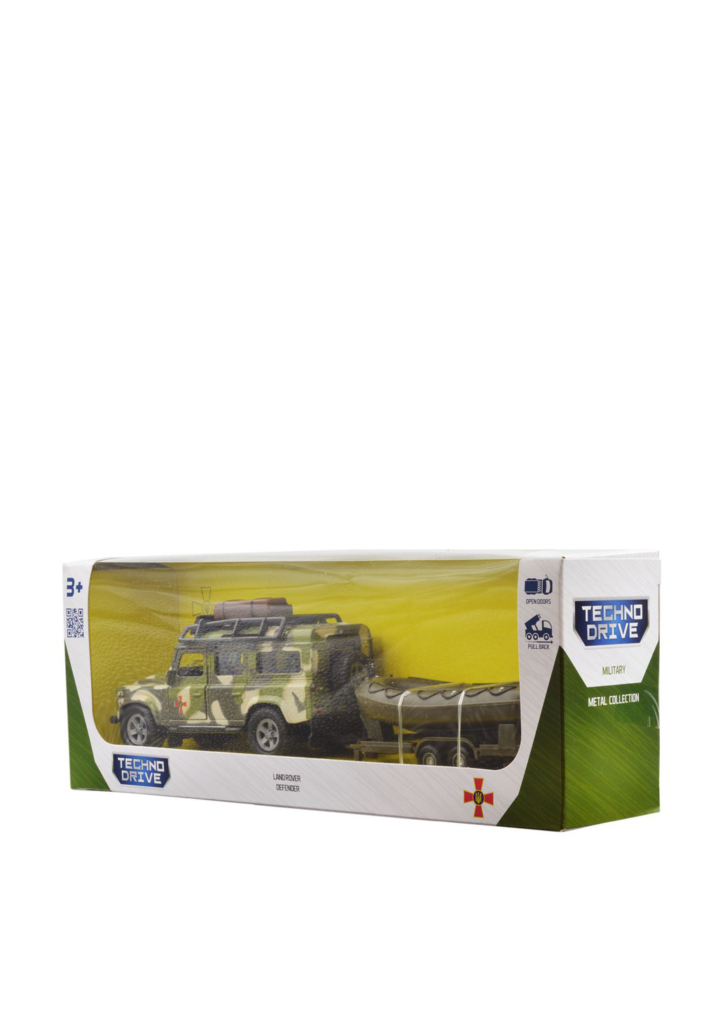 Ігровий набір Land Rover Defender Мілітарі, 31х7х10,8 см TechnoDrive (267897314)