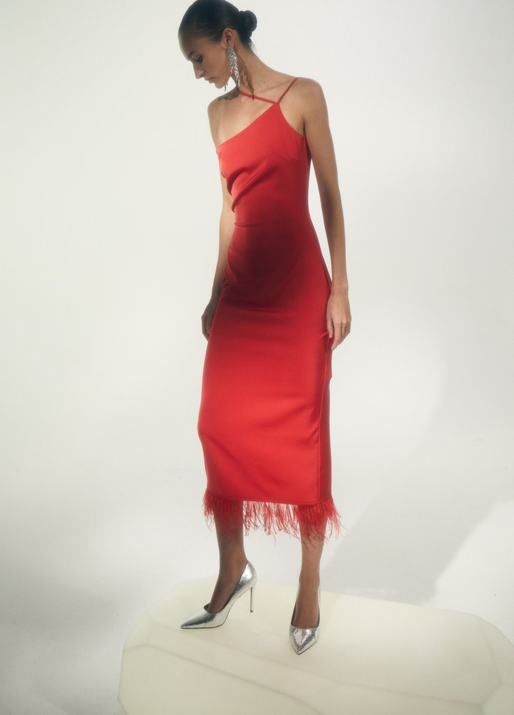 Червона вечірня сукня Gepur однотонна