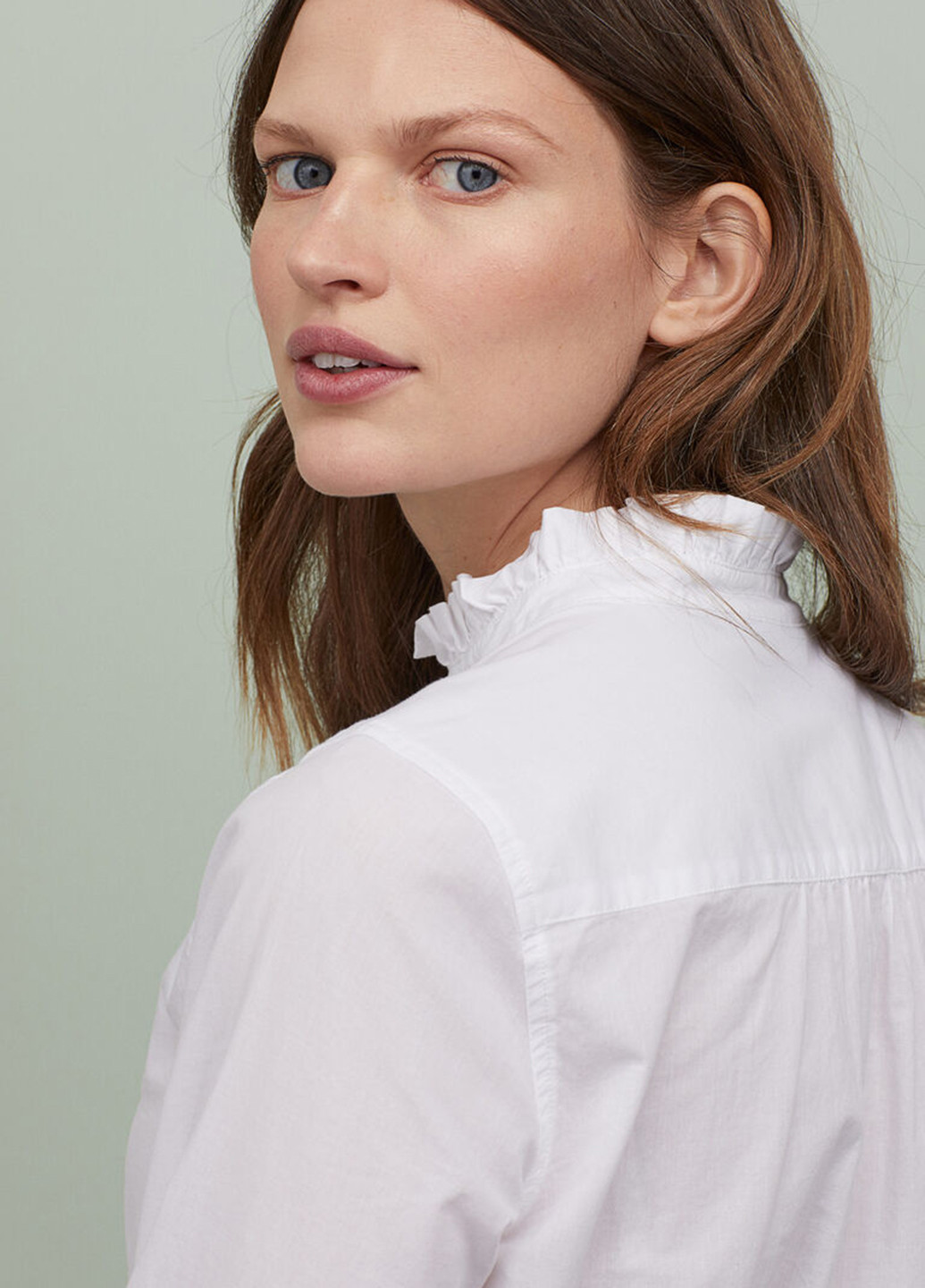 Белая демисезонная блуза для беременных H&M