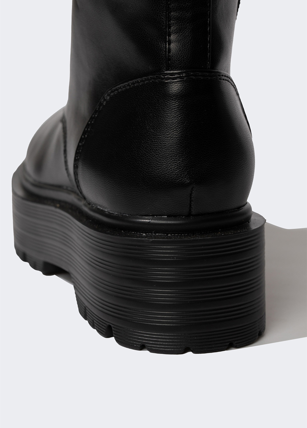 Осенние ботинки DeFacto со шнуровкой из искусственной кожи