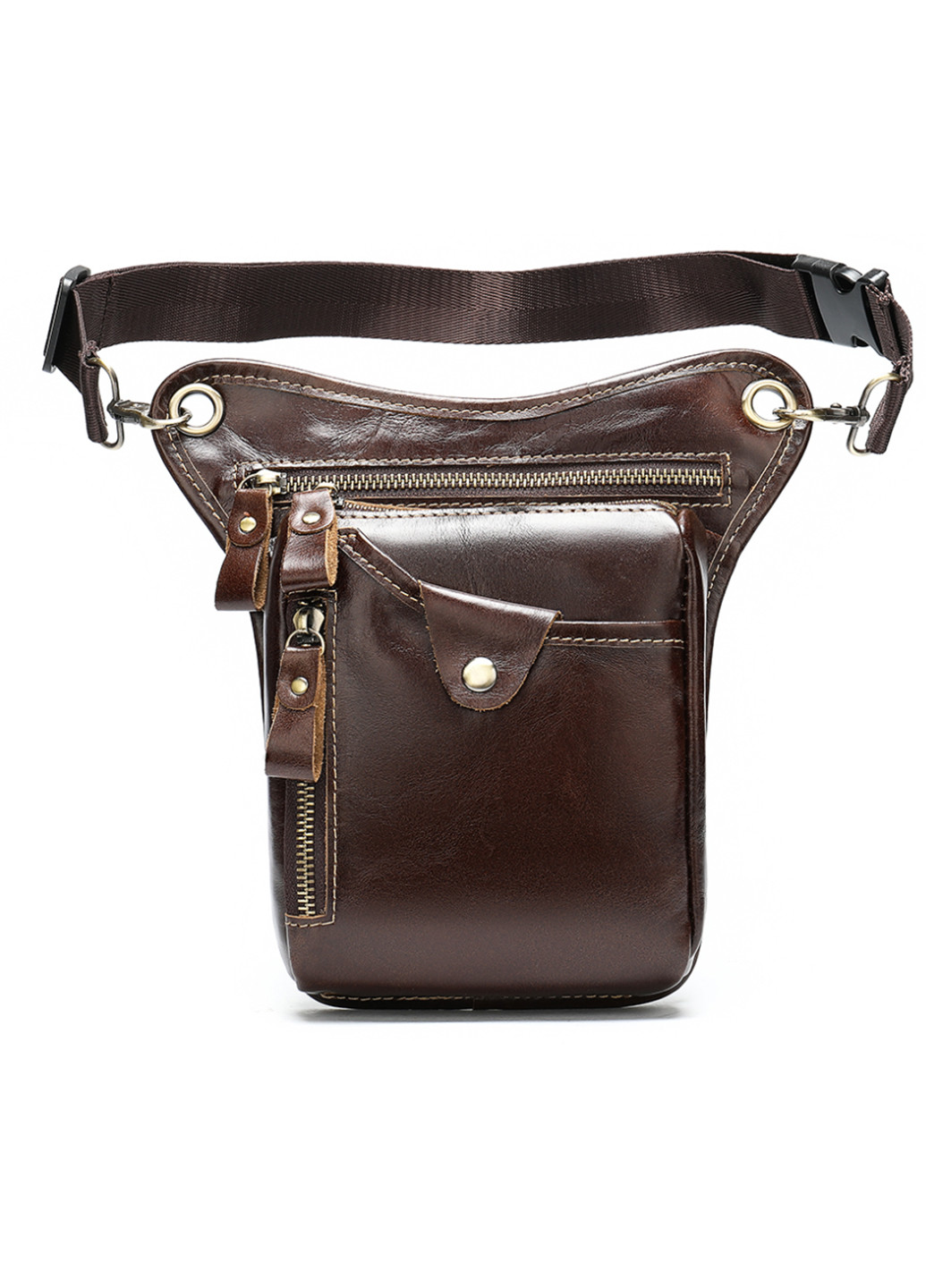 Чоловіча шкіряна сумка 17,5х12х2,5 см Vintage (229460554)