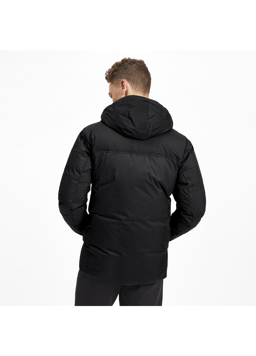 Черная демисезонная куртка 650 protective down jacket Puma
