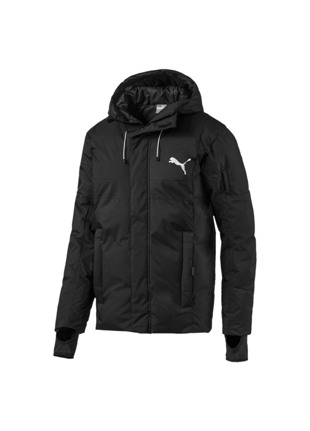 Чорна демісезонна куртка 650 protective down jacket Puma
