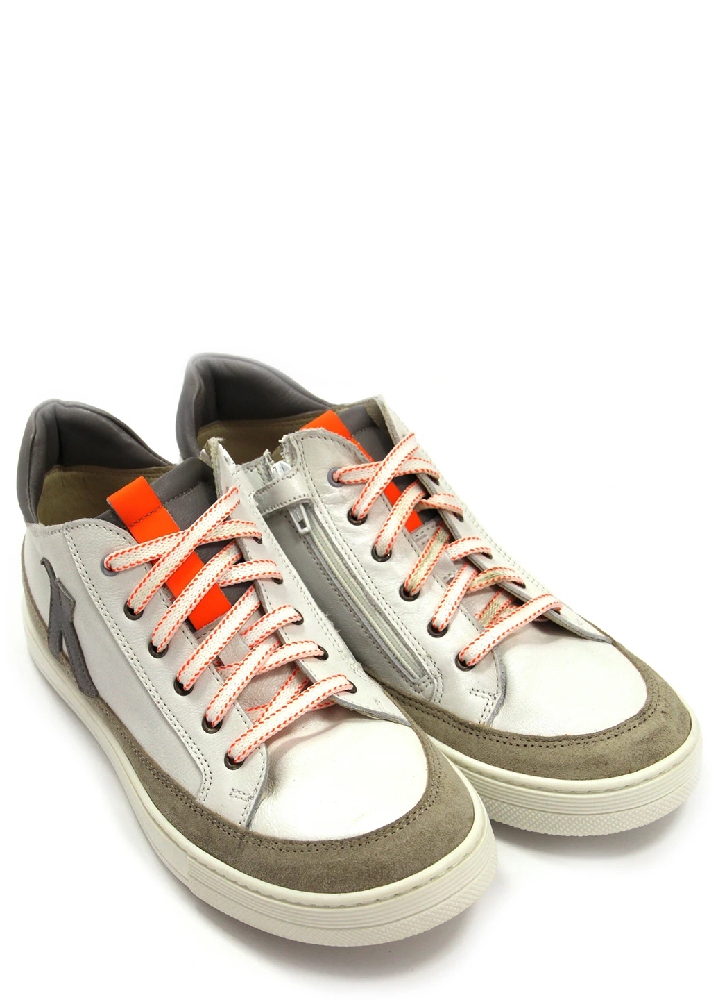 Белые кеды для девочек Kickers