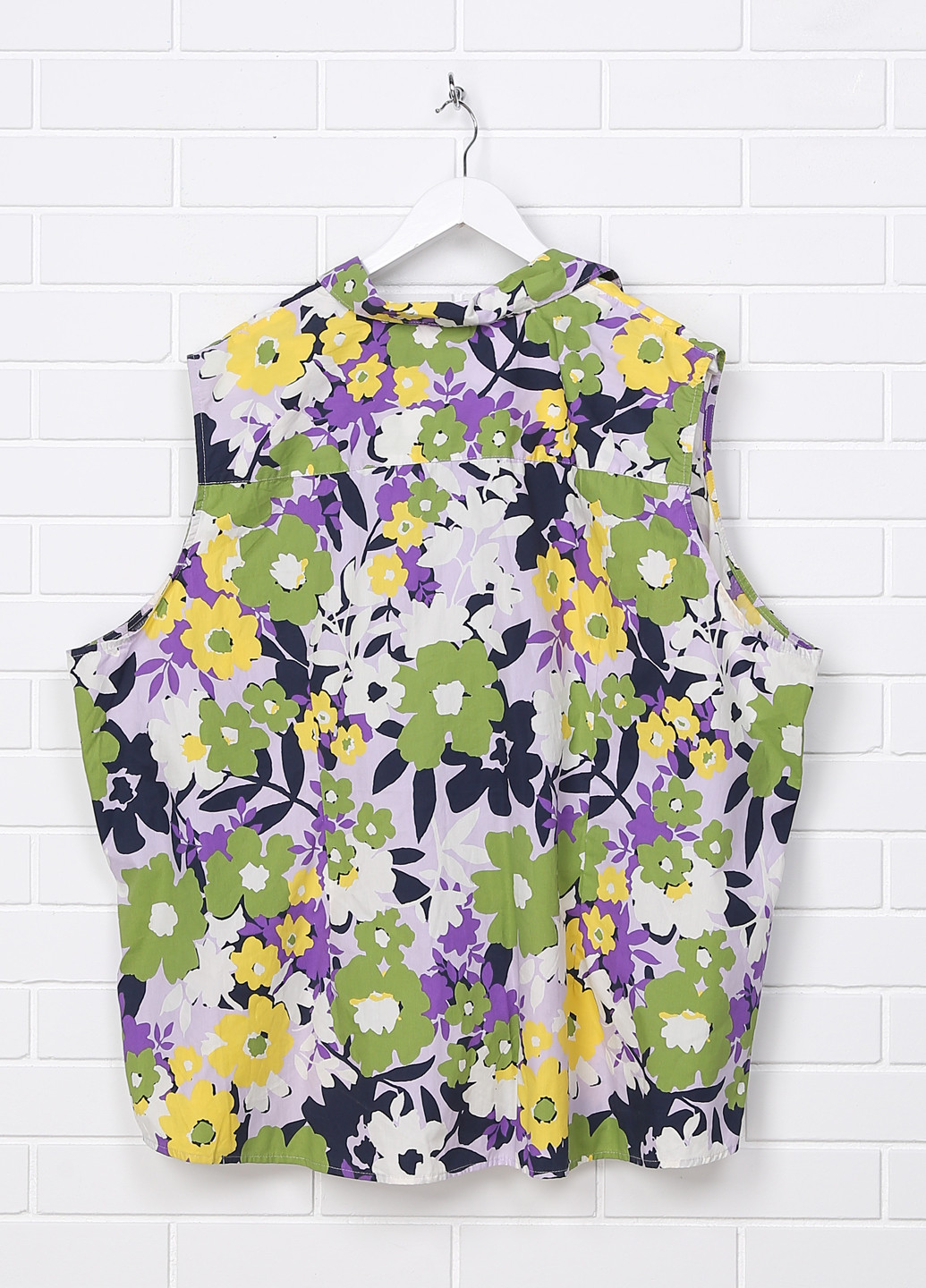 Салатовая кэжуал рубашка с цветами Basic Editions