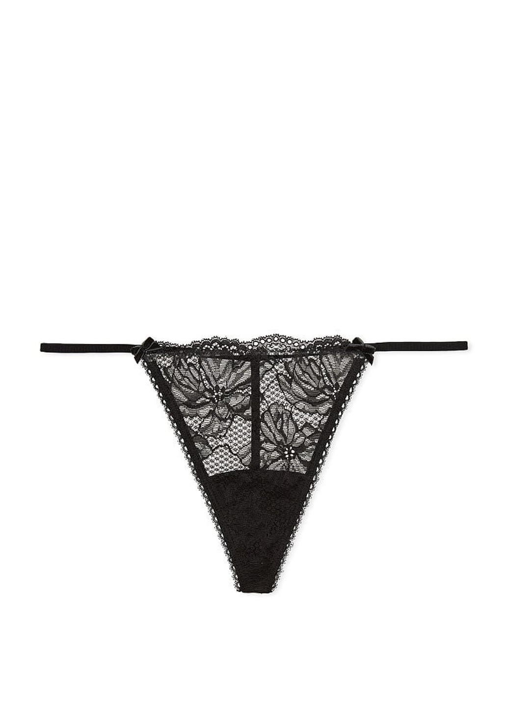 Черный демисезонный комплект (бюстгальтер, трусики) Victoria's Secret