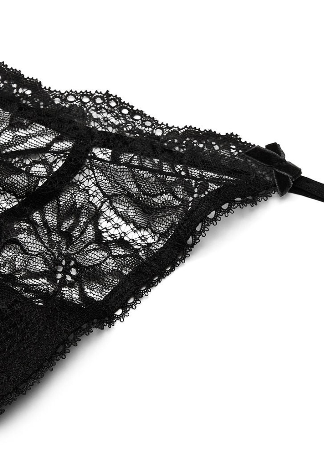 Черный демисезонный комплект (бюстгальтер, трусики) Victoria's Secret