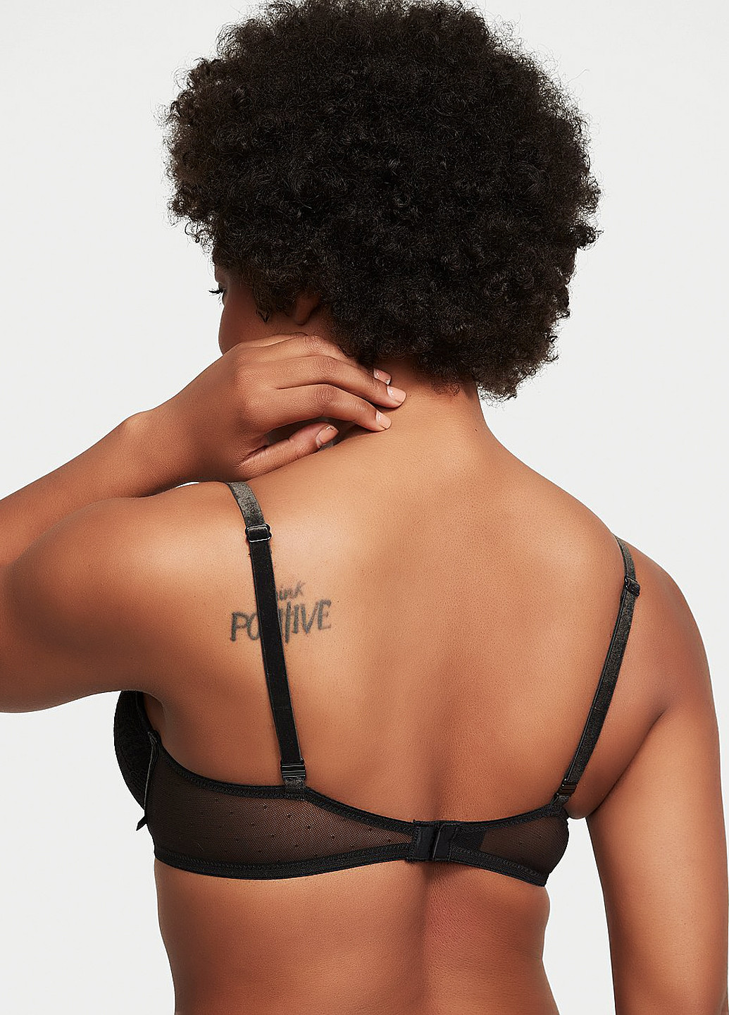 Черный демисезонный комплект (бюстгальтер, трусики) Victoria's Secret