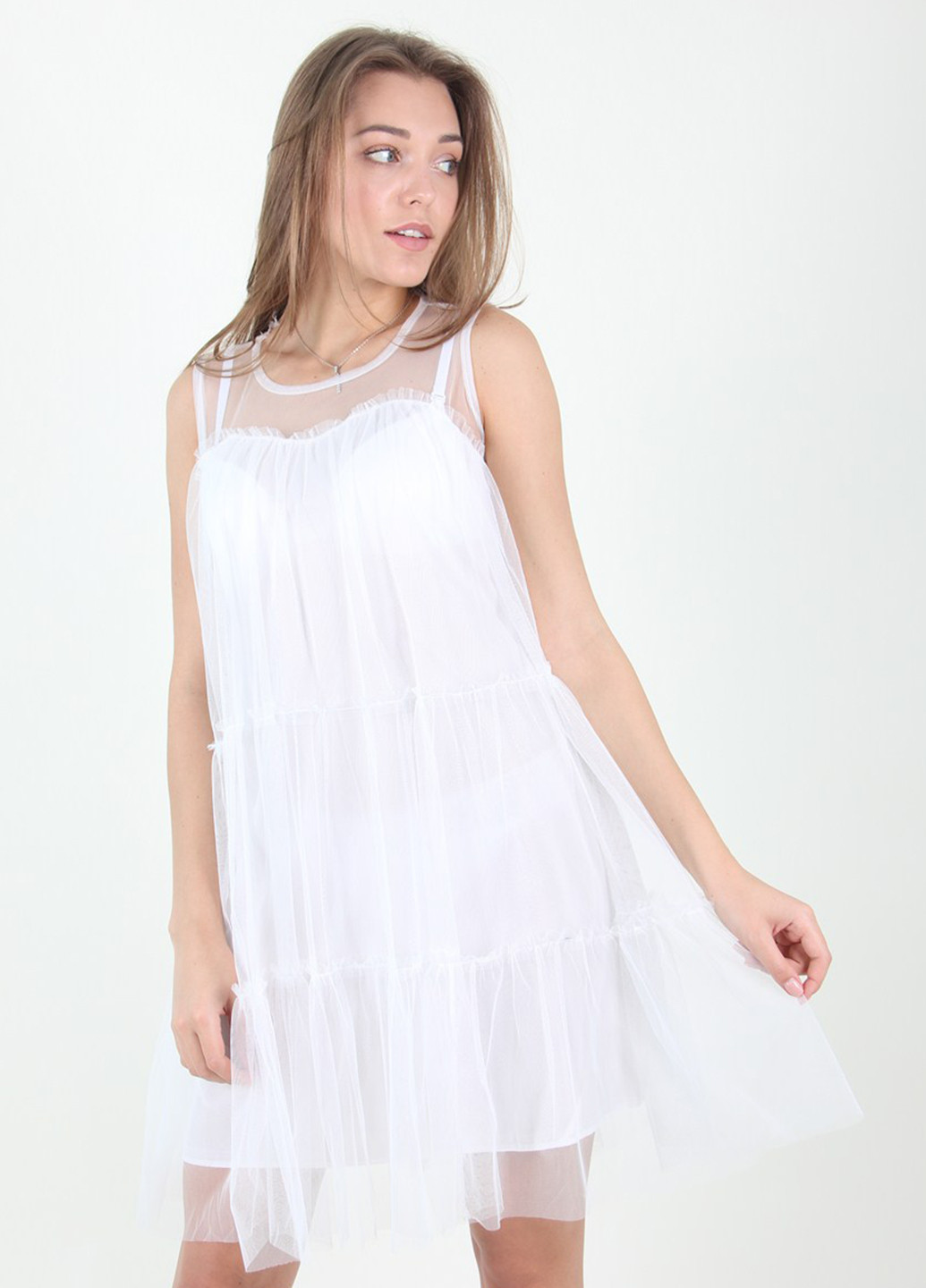 Білий коктейльна сукня Baiyi Baishun