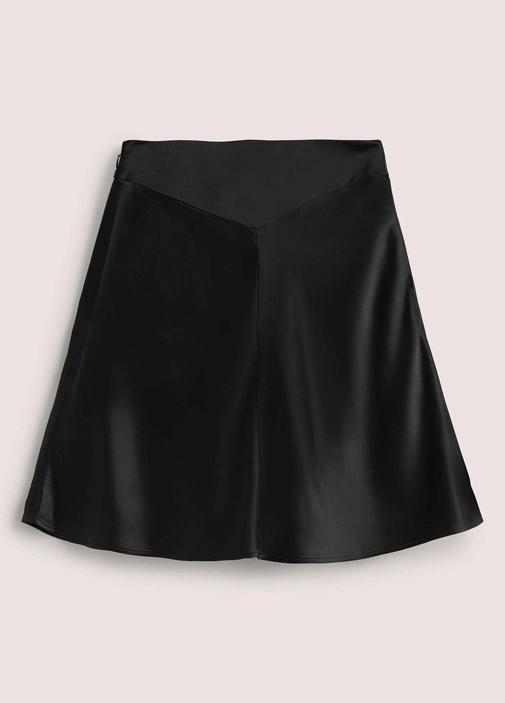 Черная кэжуал однотонная юбка Boden а-силуэта (трапеция)