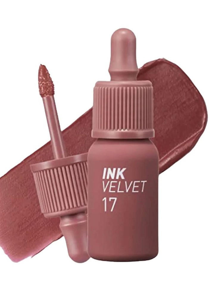 Матовый тинт INK THE VELVET #017 ROSY NUDE для губ, 4г Peripera (256250755)