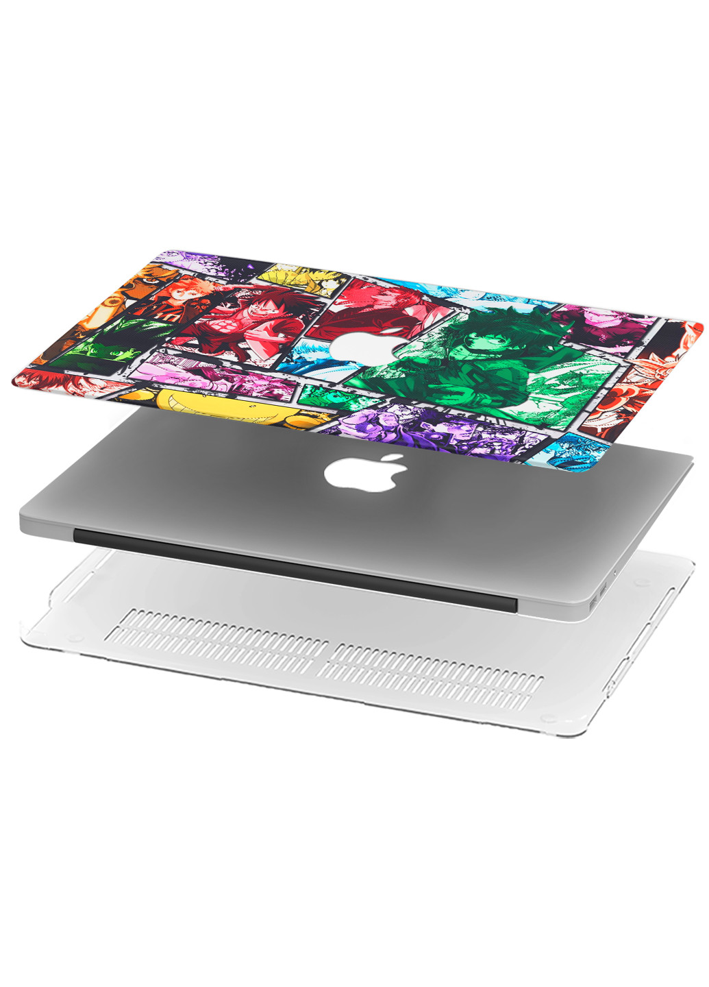 Чохол пластиковий для Apple MacBook Pro Retina 15 A1398 Аніме Наруто (Anime Cool Deku Vs Naruto) (6353-2538) MobiPrint (218861863)