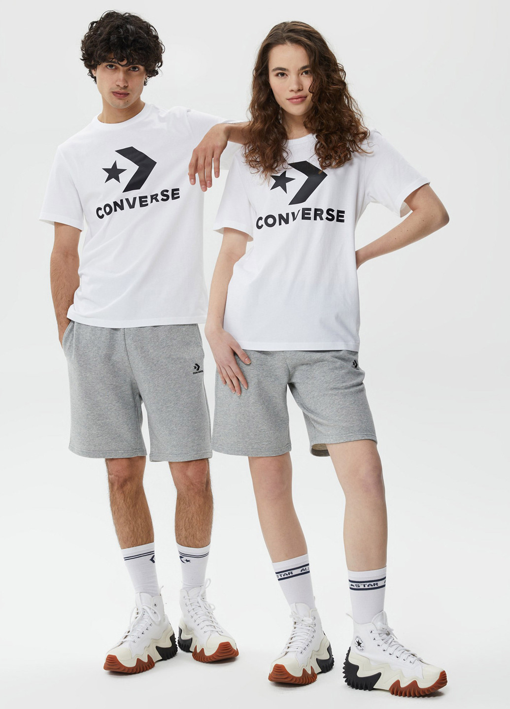 Футболка Converse center front large logo star chev ss standard fit (294761644)